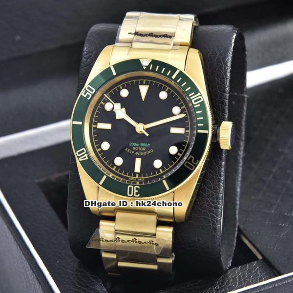 19 style 41mm heritage black bay automatic mechanical mens watch 79220 black 18k gold bracelet gents sport luxury watches, Slivery;brown
19 style 41mm heritage black bay automatic mechanical mens watch 79220 black 18k gold bracelet gents sport luxury watches, Slivery;brown