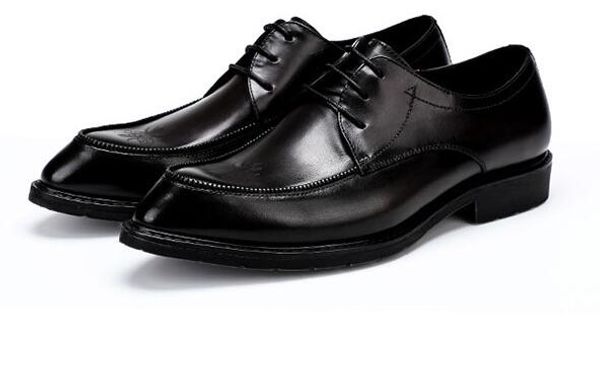 new fashion high-genuine leather poineted toe men's shoes lace up casual business shoes formal dress, Black
new fashion high-genuine leather poineted toe men's shoes lace up casual business shoes formal dress, Black