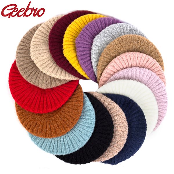 geebro women's plain color knit beret hat spring casual ladies multicolor acrylic berets for women beanie hats gift, Blue;gray
geebro women's plain color knit beret hat spring casual ladies multicolor acrylic berets for women beanie hats gift, Blue;gray