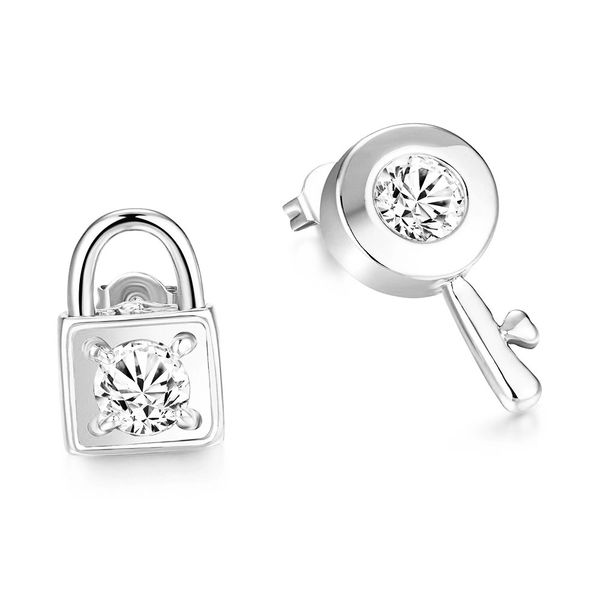 new fashion tiny cute key and lock stud earrings women gold silver steel needle earring girl party jewelry drop, Golden;silver
new fashion tiny cute key and lock stud earrings women gold silver steel needle earring girl party jewelry drop, Golden;silver