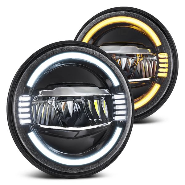 7inch led headlights with daytime running light halo ring turn signal headlamp with angle eye for wrangler lada niva
7inch led headlights with daytime running light halo ring turn signal headlamp with angle eye for wrangler lada niva