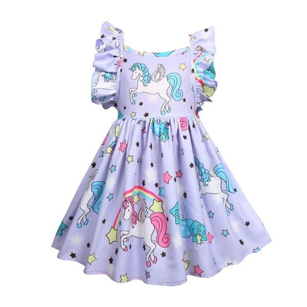new summer children's unicorn dress cartoon printed short-sleeved casual dresses, Red;yellow
new summer children's unicorn dress cartoon printed short-sleeved casual dresses, Red;yellow