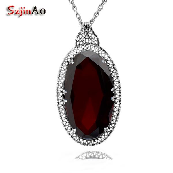 szjinao gem stone pendant red big garnet oval 925 sterling silver jewelry pendants women socialite wedding gifts for guests
szjinao gem stone pendant red big garnet oval 925 sterling silver jewelry pendants women socialite wedding gifts for guests