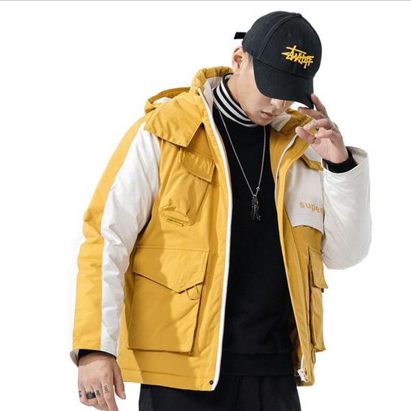 2019 men casual intensification warm thickening down jacket fashion multicolor hooded black yellow green thermal down coat
2019 men casual intensification warm thickening down jacket fashion multicolor hooded black yellow green thermal down coat