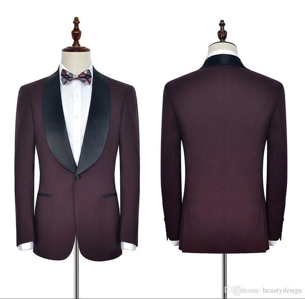 2019 реальные фотографии бордовый блейзер костюмы с черным отворотом шали одна кнопка блейзер брюки костюмы формальные для свадеб выпускной, White;black
2019 реальные фотографии бордовый блейзер костюмы с черным отворотом шали одна кнопка блейзер брюки костюмы формальные для свадеб выпускной, White;black