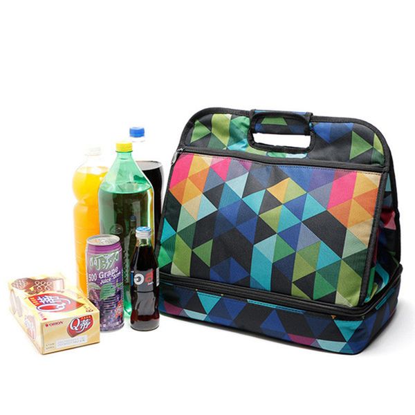 large double bag oxford cloth aluminum film insulation outdoor portable lunch box bag refrigerated fresh colder lunch, Blue;pink
large double bag oxford cloth aluminum film insulation outdoor portable lunch box bag refrigerated fresh colder lunch, Blue;pink
