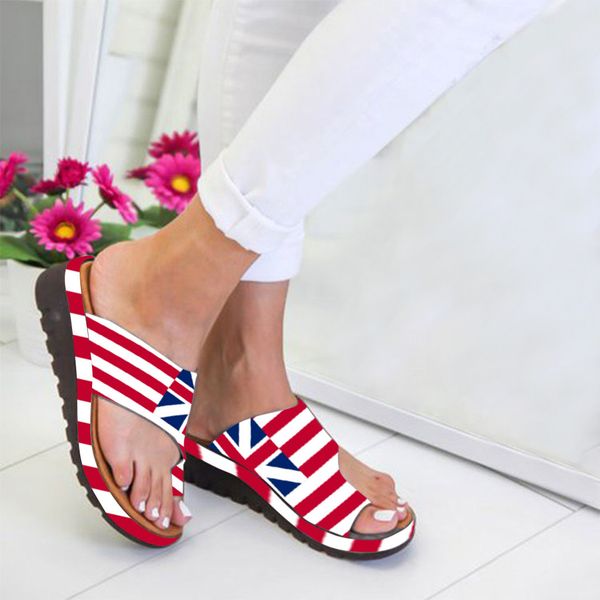 women flats printing wedges slipper open toe ankle beach shoes roman sandals independence day plus size summer women slippers, Black
women flats printing wedges slipper open toe ankle beach shoes roman sandals independence day plus size summer women slippers, Black