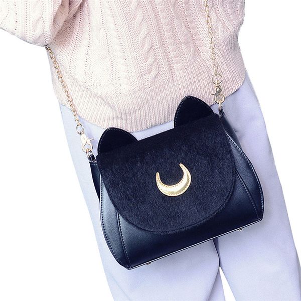 women's pu leather shoulder purse lovely moon cat ears crossbody bag women lightweight black backpack for ladies
women's pu leather shoulder purse lovely moon cat ears crossbody bag women lightweight black backpack for ladies