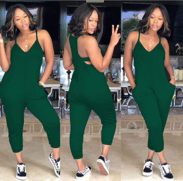 rompers europe and america women multicolor multicode leisure sling v-neck cropped pants fashion leisure rompers new style wholesale, Black;white
rompers europe and america women multicolor multicode leisure sling v-neck cropped pants fashion leisure rompers new style wholesale, Black;white