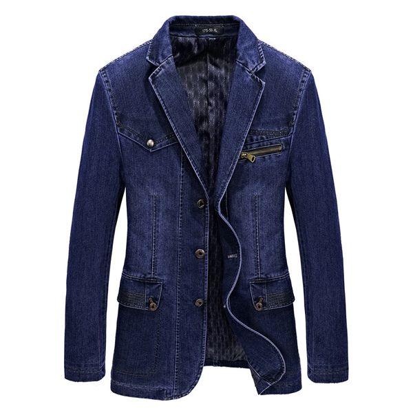 2019 -3xl denim jacket men blazer cotton suits for men cowboy blazer jeans jacket jaqueta brand-clothing casual suit, White;black
2019 -3xl denim jacket men blazer cotton suits for men cowboy blazer jeans jacket jaqueta brand-clothing casual suit, White;black