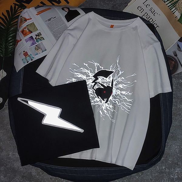 2020 summer fashion reflective tshirt men black white oversized t shirt hip hop streetwear harajuku shirt casual funny t-shirts, White;black
2020 summer fashion reflective tshirt men black white oversized t shirt hip hop streetwear harajuku shirt casual funny t-shirts, White;black