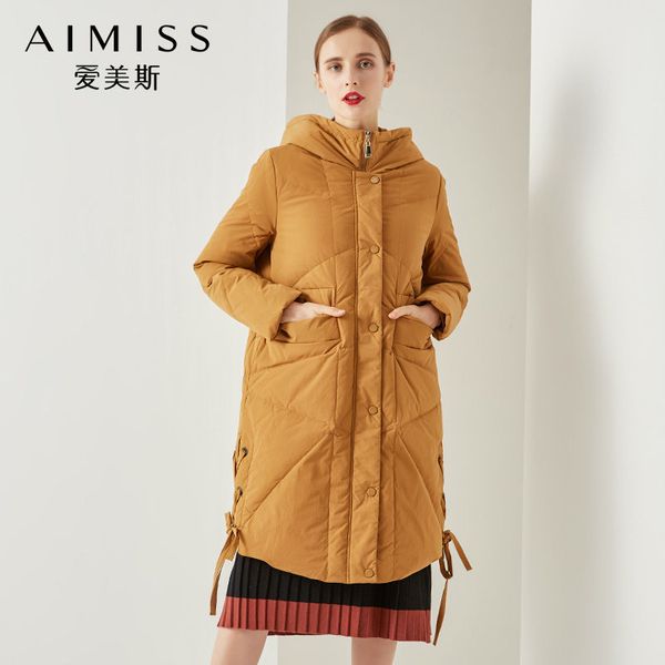 aimiss brand new women down jacket zippers fashion large pockets warm thick lady long down coat winter clothes set, Black
aimiss brand new women down jacket zippers fashion large pockets warm thick lady long down coat winter clothes set, Black