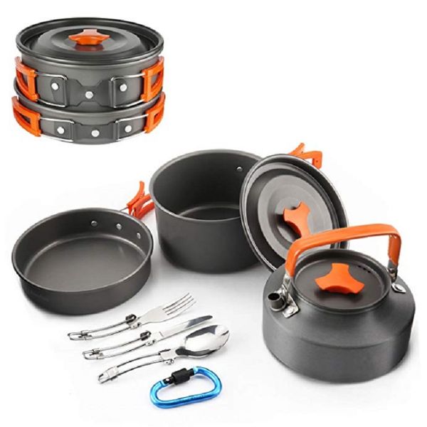 outdoor camping aluminum alloy cookware pot kettle foldable tableware trekking picnic camping cooking set picnic equipment
outdoor camping aluminum alloy cookware pot kettle foldable tableware trekking picnic camping cooking set picnic equipment