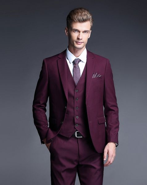 slim fit black men suits business prom wear wedding groom tuxedos 3 pieces bridegroom suits man blazer (jacket+pants+vest, Black;gray
slim fit black men suits business prom wear wedding groom tuxedos 3 pieces bridegroom suits man blazer (jacket+pants+vest, Black;gray