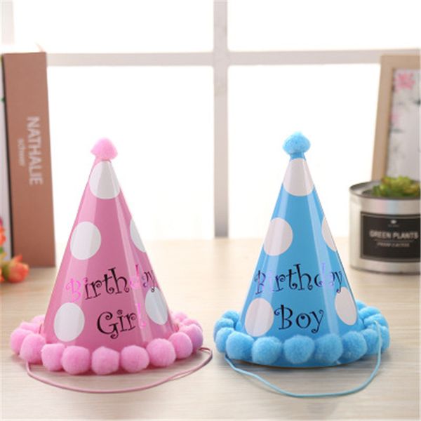 children's birthday pompom hat blue pink two colors creative cute spires polka dot ball hat birthday party cartoon triangle cone
children's birthday pompom hat blue pink two colors creative cute spires polka dot ball hat birthday party cartoon triangle cone