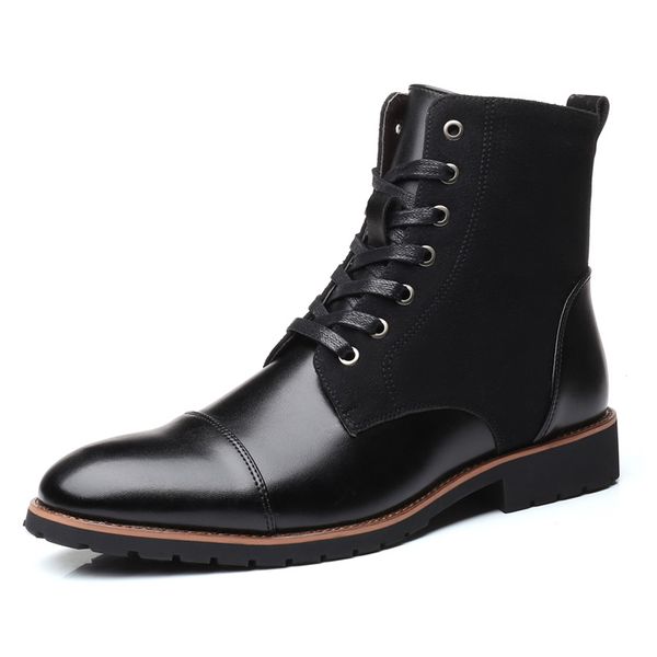 new brand casual martin boots men's leather shoes for autumn winter fashion military boots desert botas hombre black
new brand casual martin boots men's leather shoes for autumn winter fashion military boots desert botas hombre black