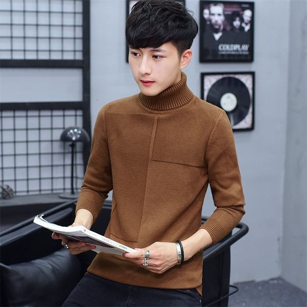 2018 winter men's sweater new fashion casual pullovers men's turtleneck black slim clothing solid plus size xxl school mature, White;black
2018 winter men's sweater new fashion casual pullovers men's turtleneck black slim clothing solid plus size xxl school mature, White;black