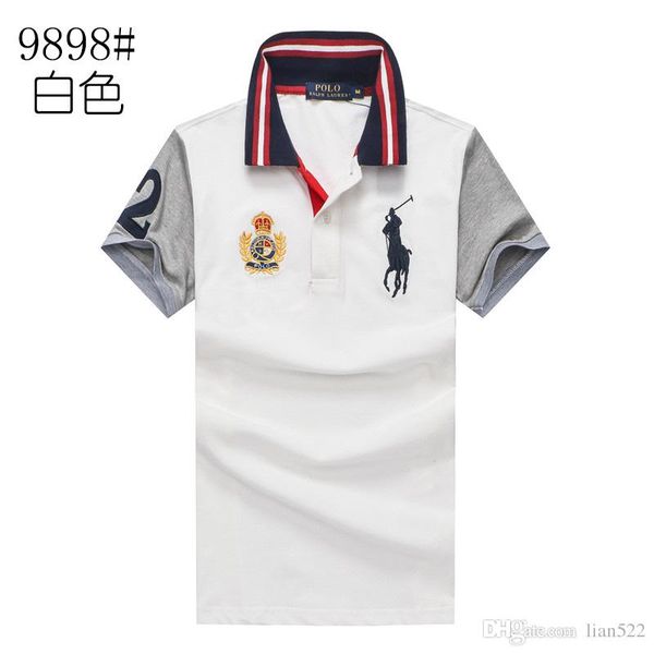 De igner men ralph polo hirt lauren brand men polo cotton lei ure t hirt ummer breathable polo hirt fa hion cla ic polo hirt, White;black
De igner men ralph polo hirt lauren brand men polo cotton lei ure t hirt ummer breathable polo hirt fa hion cla ic polo hirt, White;black