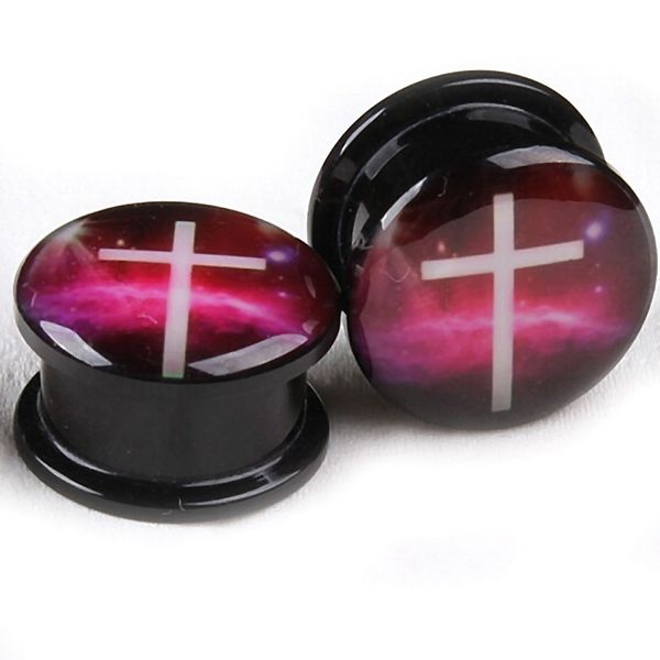 eupnhy 2pcs fashion cross logo ear piercing plug tunnel ear expanders plug enlarge tunnel expansion body jewelry, Slivery;golden
eupnhy 2pcs fashion cross logo ear piercing plug tunnel ear expanders plug enlarge tunnel expansion body jewelry, Slivery;golden
