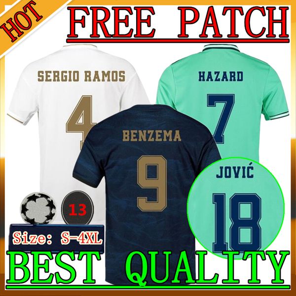 2019 20 real madrid new soccer jersey 19 20 real madrid hazard jersey 19 20 sergio ramos marcelo modric asensio jovic football shirt, Black;yellow
2019 20 real madrid new soccer jersey 19 20 real madrid hazard jersey 19 20 sergio ramos marcelo modric asensio jovic football shirt, Black;yellow