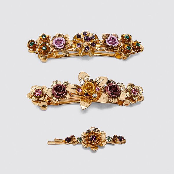 dvacaman pack of floral hair pins gold color flower hair clip women wedding ethnic bridal barrettes accessories, Golden;white
dvacaman pack of floral hair pins gold color flower hair clip women wedding ethnic bridal barrettes accessories, Golden;white