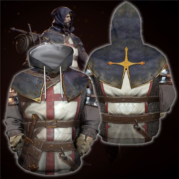 drop shipping 3d all over printed knights templar men hoodie novelty streetwear hooded long sleeve pullover custom hoodie, Black
drop shipping 3d all over printed knights templar men hoodie novelty streetwear hooded long sleeve pullover custom hoodie, Black
