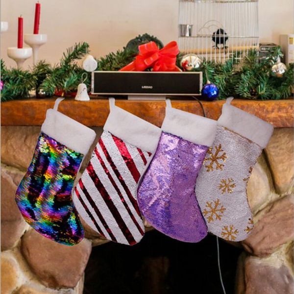 рождество реверсивного пришивания чулок xmas подвесок повесьте аксессуары candy bag подарки сумки для вечеринок домашнего украшения 5 цветов, Silver
рождество реверсивного пришивания чулок xmas подвесок повесьте аксессуары candy bag подарки сумки для вечеринок домашнего украшения 5 цветов, Silver