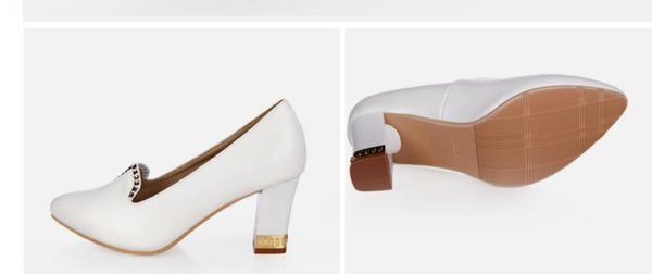 2019 women's shoes in spring and autumn with new style high heel coarse heel pointed end@2109, Black
2019 women's shoes in spring and autumn with new style high heel coarse heel pointed end@2109, Black