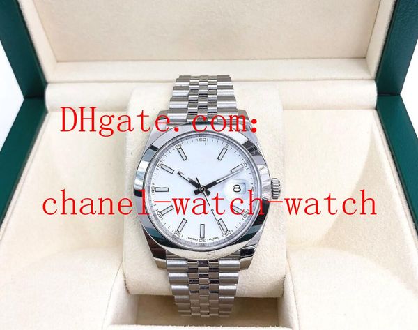 mens watch datejust 2 jubilee stainless steel smooth bezel 126300 movement automatic 41mm mens wrist watches box/papers, Slivery;brown
mens watch datejust 2 jubilee stainless steel smooth bezel 126300 movement automatic 41mm mens wrist watches box/papers, Slivery;brown