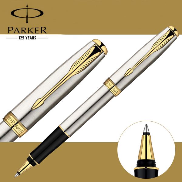 Parker sonnet Roller Ball Pen Business Stationery Silver / Gold Clip Parker Sonnet rollerball Pen Office school Writing Supplies
Parker sonnet Roller Ball Pen Business Stationery Silver / Gold Clip Parker Sonnet rollerball Pen Office school Writing Supplies