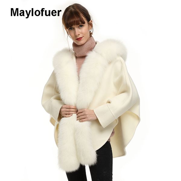 bat sleeves hooded real fur coat winter jacket women natural fur collar hood cashmere wool blends outerwear streetwear korea, Black
bat sleeves hooded real fur coat winter jacket women natural fur collar hood cashmere wool blends outerwear streetwear korea, Black