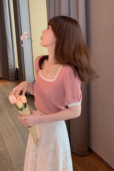 a308-2020 summer new korean short bottoming shirt net red slim slimming solid color short-sleeved t-shirt female, White;black
a308-2020 summer new korean short bottoming shirt net red slim slimming solid color short-sleeved t-shirt female, White;black
