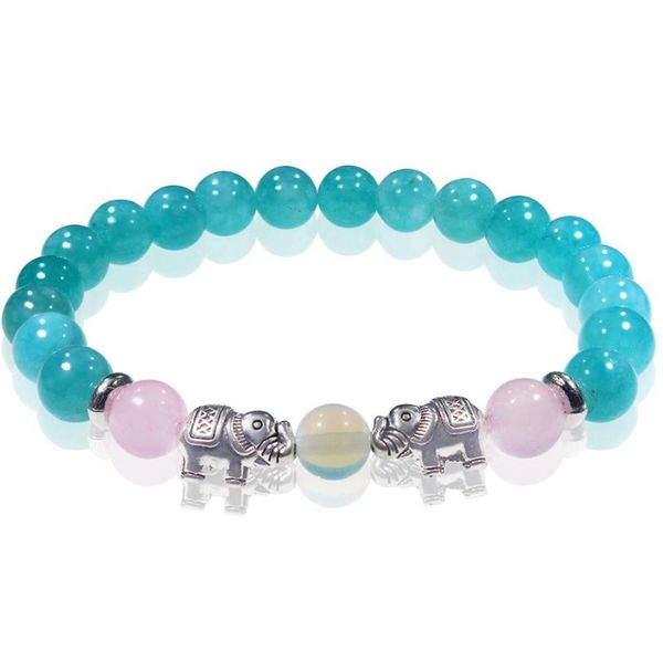 women elephant stretch bracelet 8mm blue jades crystal opal beaded elastic strand bracelets dropship tr1046, Black
women elephant stretch bracelet 8mm blue jades crystal opal beaded elastic strand bracelets dropship tr1046, Black