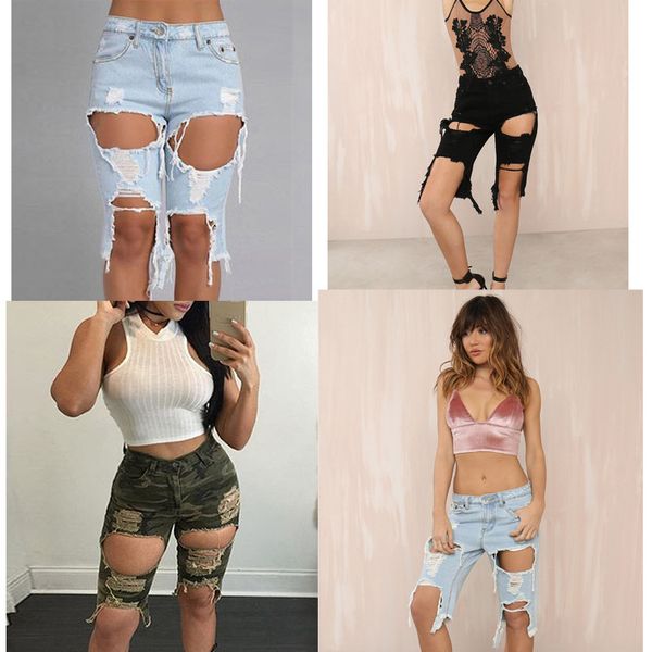 ripped distressed boyfriend keen length denim jeans women casual summer big hole frayed pencil pants plus size, Blue
ripped distressed boyfriend keen length denim jeans women casual summer big hole frayed pencil pants plus size, Blue