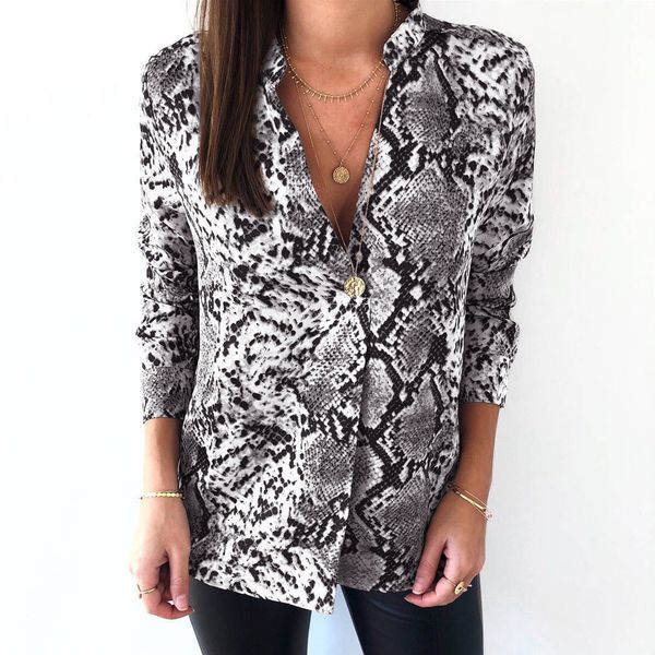 2019 new style fashion women long sleeve v neck leopard loose ladies button plain casual button blouse, White
2019 new style fashion women long sleeve v neck leopard loose ladies button plain casual button blouse, White