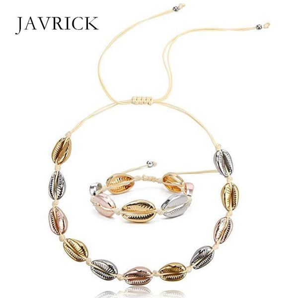 1 set beach wind color shell necklace bracelet set simple fashion women neck chain bracelets girls jewelry, Silver
1 set beach wind color shell necklace bracelet set simple fashion women neck chain bracelets girls jewelry, Silver