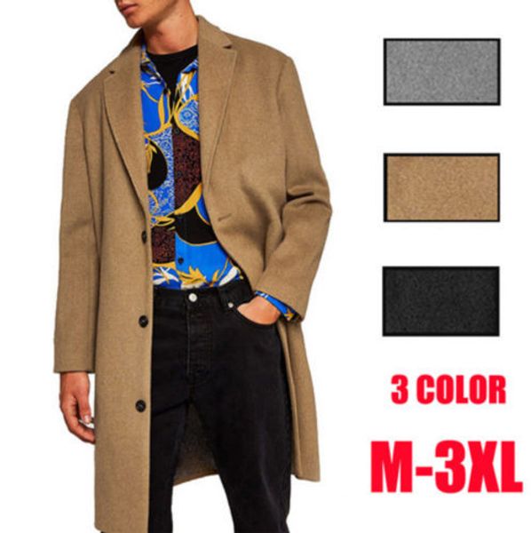 fashion mens woolen cashmere double-breasted lapel collar warm long coat 2019 new winter straight thick overcoat outwear -3xl, Tan;black
fashion mens woolen cashmere double-breasted lapel collar warm long coat 2019 new winter straight thick overcoat outwear -3xl, Tan;black