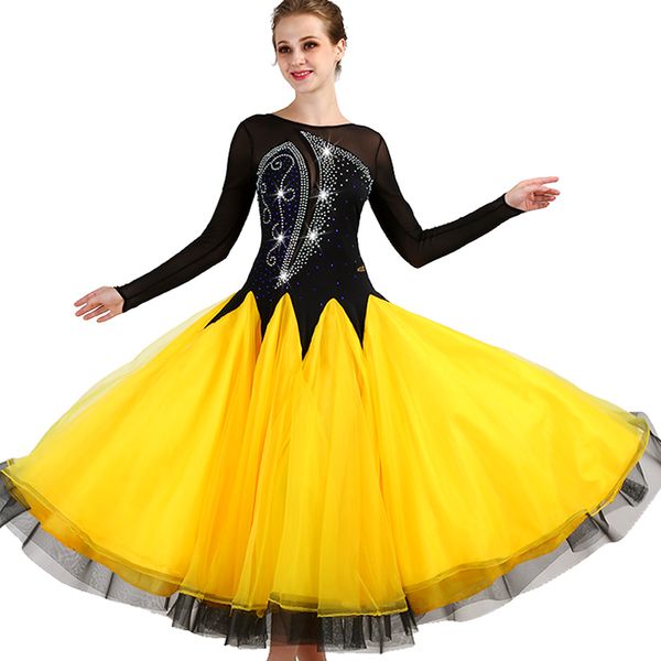 long sleeve ballroom dance competition dresses customized waltz standard ballroom dress woman girls dance dresses, Black;red
long sleeve ballroom dance competition dresses customized waltz standard ballroom dress woman girls dance dresses, Black;red