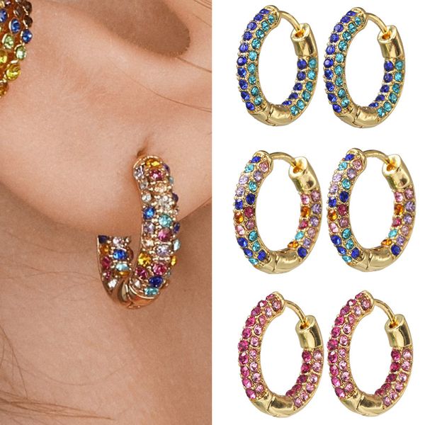 2020 new cz zircon huggies hoops earrings for women simple round circle rainbow crystal small hoops female copper jewelry 20mm, Golden;silver
2020 new cz zircon huggies hoops earrings for women simple round circle rainbow crystal small hoops female copper jewelry 20mm, Golden;silver