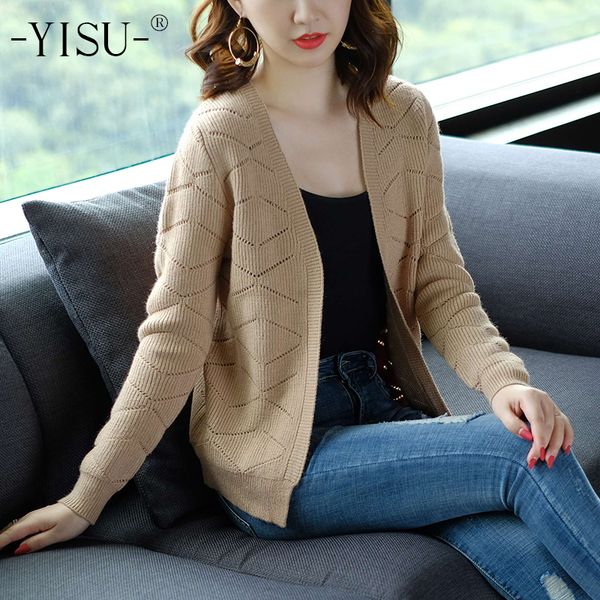 yisu autumn winter sweaters women 2018 fashion women sweater female sweater solid color warm short knit cardigan, White
yisu autumn winter sweaters women 2018 fashion women sweater female sweater solid color warm short knit cardigan, White