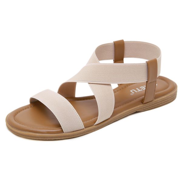 women shoes 2019 new summer new sandals women elastic comfortable large size casual flat shoes, Black
women shoes 2019 new summer new sandals women elastic comfortable large size casual flat shoes, Black