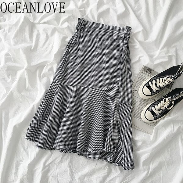 skirts oceanlove 2021 spring plaid a-line women elegant high waist work fashion faldas vintage all match 15249, Black
skirts oceanlove 2021 spring plaid a-line women elegant high waist work fashion faldas vintage all match 15249, Black