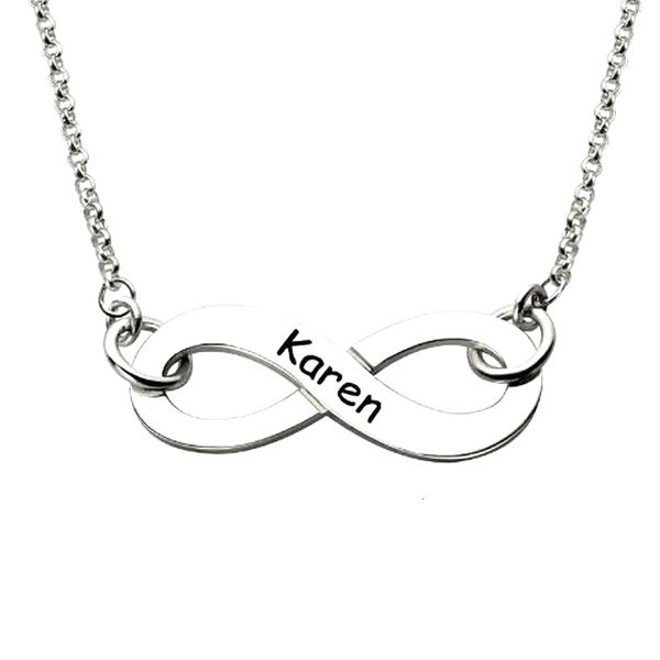 xiaojing custom infinity pendant necklaces engraved name chain necklace personalized 925 sterling silver jewelry for mother gift
xiaojing custom infinity pendant necklaces engraved name chain necklace personalized 925 sterling silver jewelry for mother gift