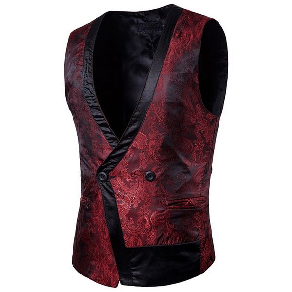 lasperal vest men 2018 new fashion patchworked male one button floral print sleeveless formal wedding solid vest for business, Black;white
lasperal vest men 2018 new fashion patchworked male one button floral print sleeveless formal wedding solid vest for business, Black;white