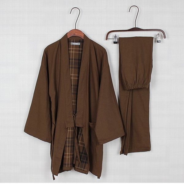 men's kimono pajamas set cotton sleepwear double layer gauze sleepwear mens lounge kimono pyjamas trousers tracksuit, Black;brown
men's kimono pajamas set cotton sleepwear double layer gauze sleepwear mens lounge kimono pyjamas trousers tracksuit, Black;brown