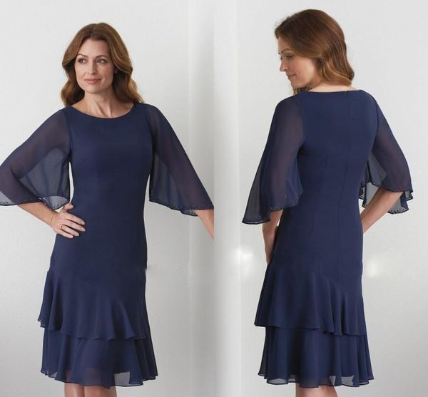 navy mother of the bride dresses with beaded flare sleeves plus size mother of the groom dress wedding guest gown custom made, Black;red
navy mother of the bride dresses with beaded flare sleeves plus size mother of the groom dress wedding guest gown custom made, Black;red