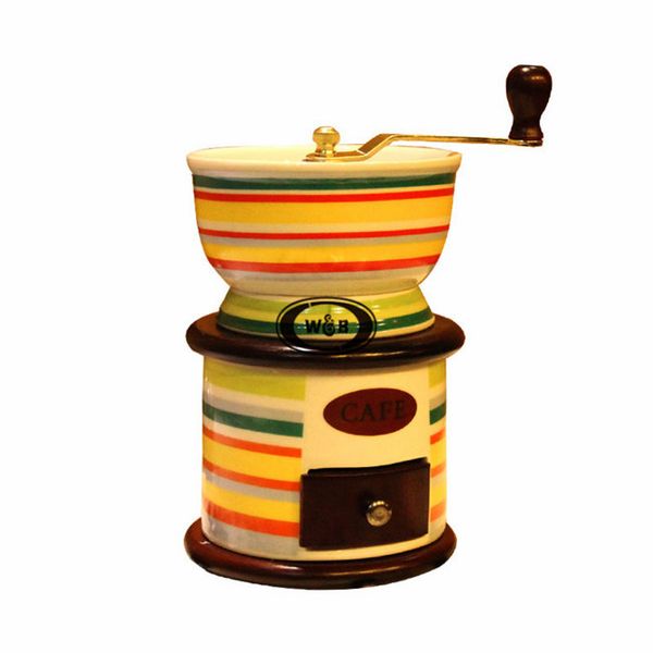 retro style burr coffee mill coffee grinder manual hand coffee maker burr corn mill grinders hand-crank roller 
retro style burr coffee mill coffee grinder manual hand coffee maker burr corn mill grinders hand-crank roller