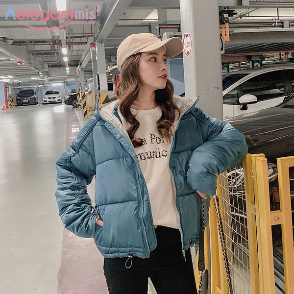 aelegantmis autumn winter new thicken women parkas students fashion short padded casual hooded coat ladies cotton warm outwear, Black
aelegantmis autumn winter new thicken women parkas students fashion short padded casual hooded coat ladies cotton warm outwear, Black