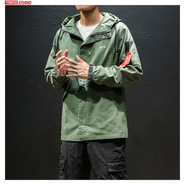 dropshipping autumn male streetwear causal outwear coats outwear windbreaker cargo japanese hooded cargo jacket, Black;brown
dropshipping autumn male streetwear causal outwear coats outwear windbreaker cargo japanese hooded cargo jacket, Black;brown