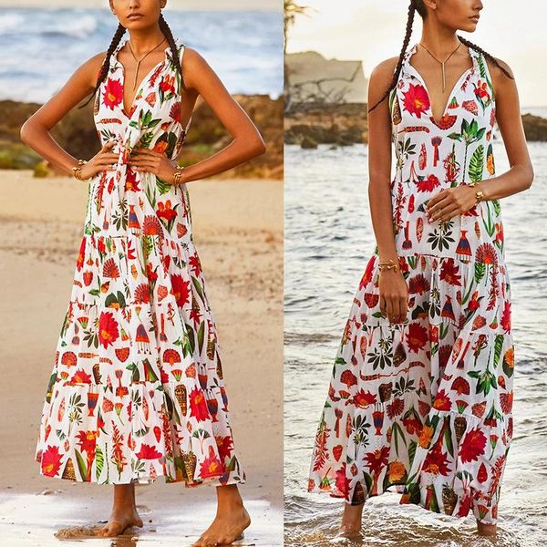 dress casual female clothing loose print sleeveless v neck womens designer holiday dresses fashion tiered long, Black;gray
dress casual female clothing loose print sleeveless v neck womens designer holiday dresses fashion tiered long, Black;gray